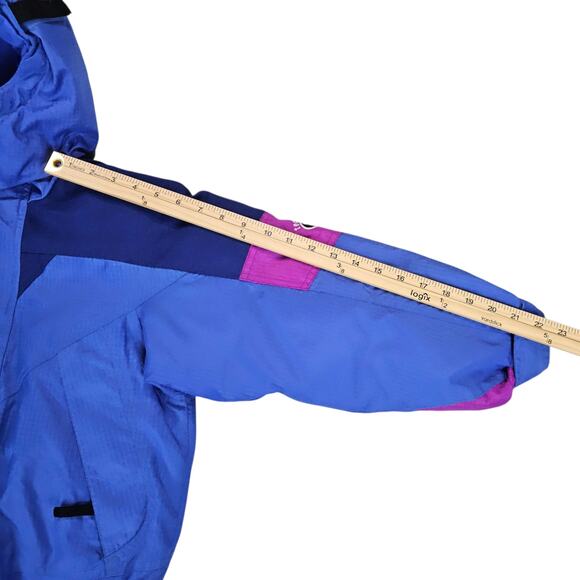 Columbia Jacket Kid Size 7 8 Purple Tectonite Heavyweight Down Hooded Snow Coat - Picture 15 of 16